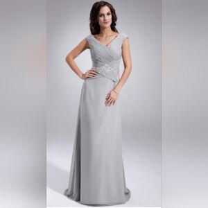JJ House Chiffon Mother Of The Bride Dress